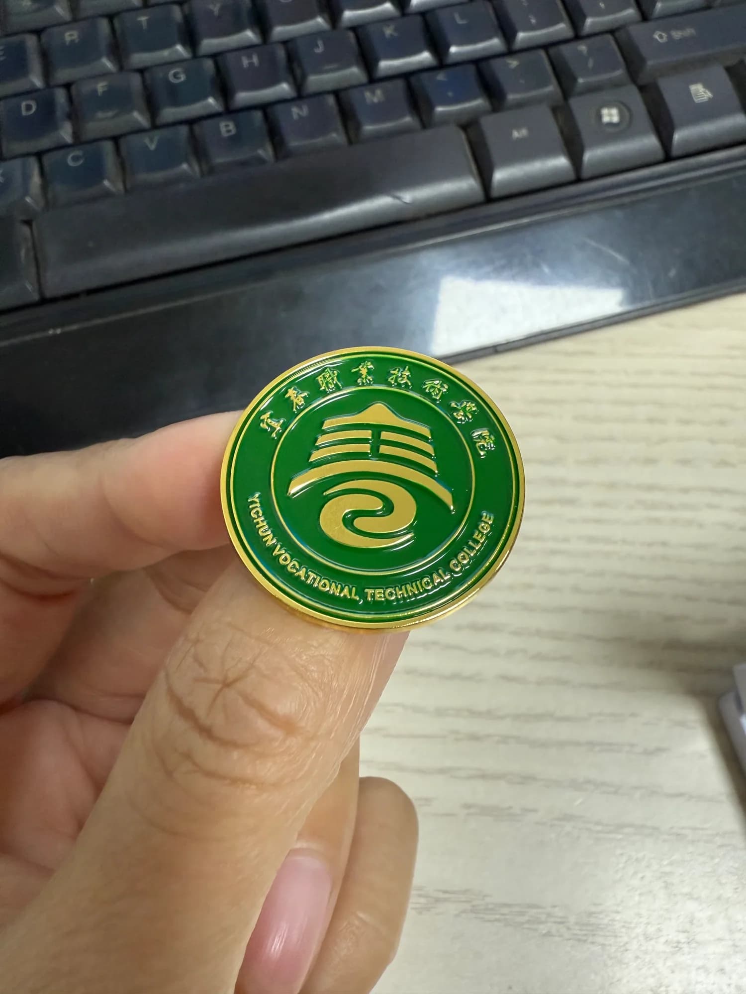 Metalowe odznaki na zamówienie, emblematy szkolne z logo, naszywki na zamówienie, pamiątkowe odznaki na zamówienie (3/4)