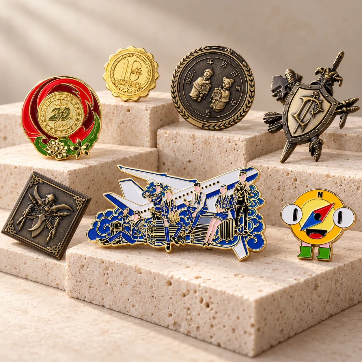 Badges & commemorative medallions