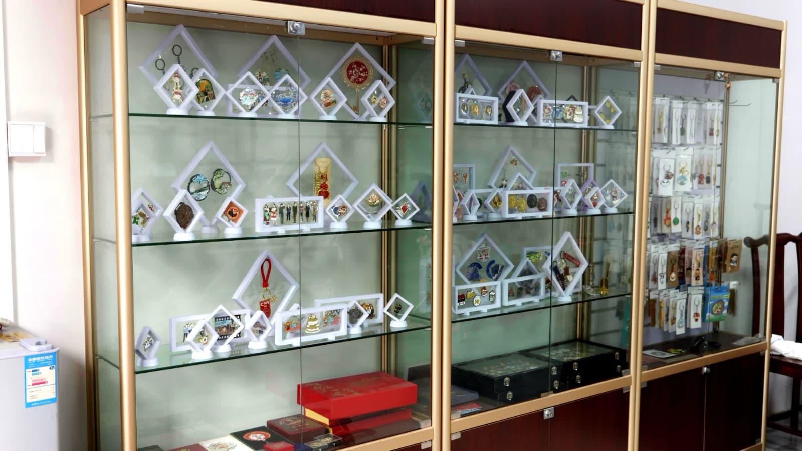 Finished goods display area